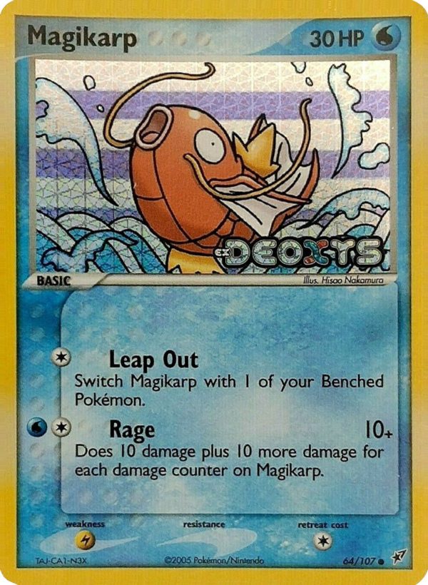 Magikarp (64 107) (Stamped) [EX: Deoxys] For Discount