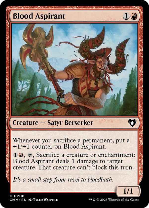 Blood Aspirant [Commander Masters] Hot on Sale