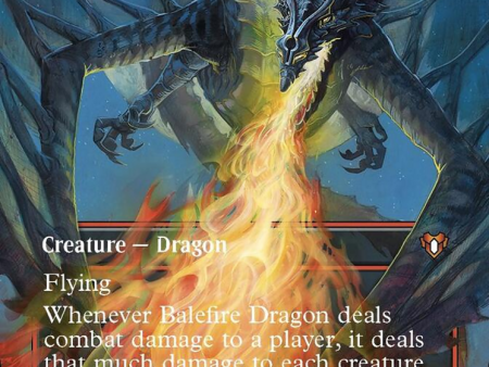 Balefire Dragon (Borderless Alternate Art) [Commander Masters] Online