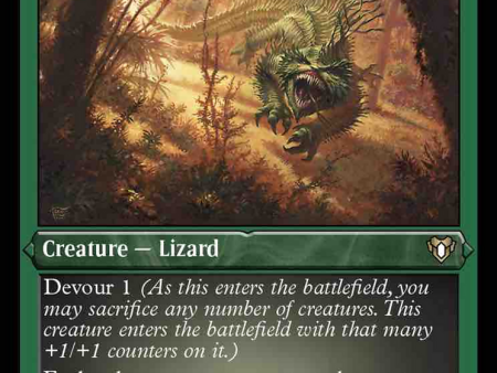 Bloodspore Thrinax (Foil Etched) [Commander Masters] For Cheap