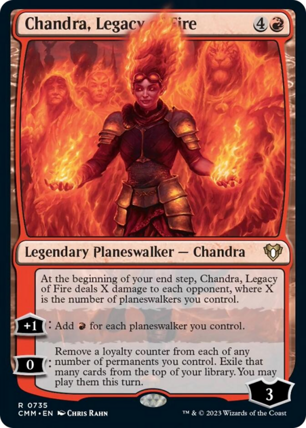 Chandra, Legacy of Fire [Commander Masters] Online now