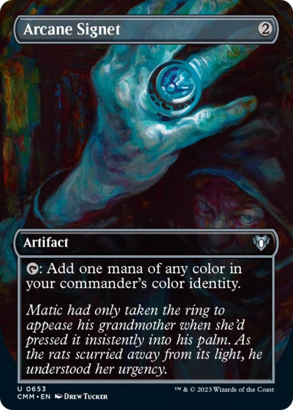 Arcane Signet (Borderless Alternate Art) [Commander Masters] Online Hot Sale