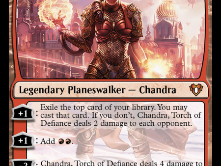 Chandra, Torch of Defiance [Commander Masters] For Sale