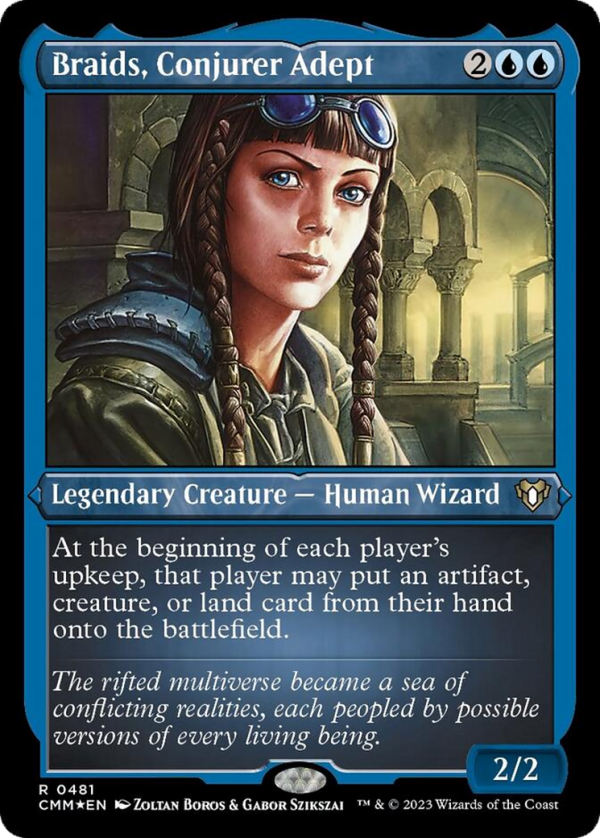 Braids, Conjurer Adept (Foil Etched) [Commander Masters] Discount