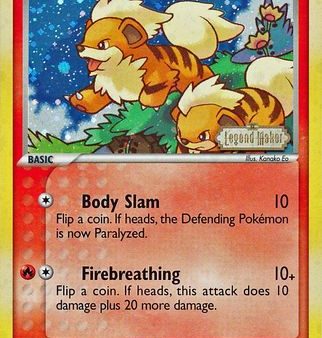 Growlithe (55 92) (Stamped) [EX: Legend Maker] For Discount