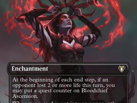 Bloodchief Ascension (Borderless Alternate Art) [Commander Masters] Hot on Sale