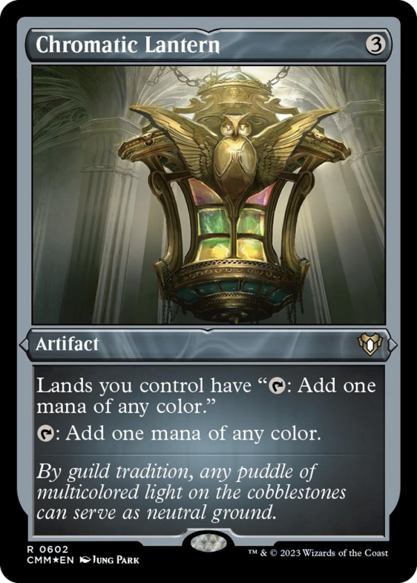 Chromatic Lantern (Foil Etched) [Commander Masters] Sale