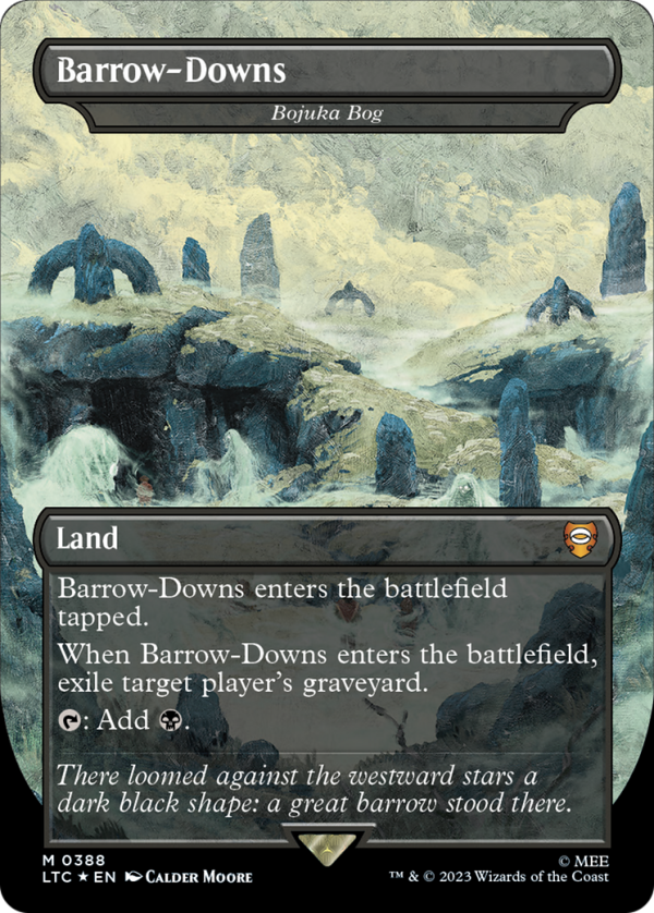 Barrow-Downs - Bojuka Bog (Surge Foil Realms and Relics) [The Lord of the Rings: Tales of Middle-Earth Commander] For Sale