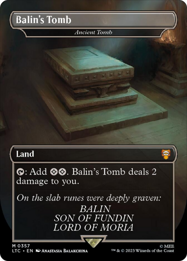 Balin s Tomb - Ancient Tomb [The Lord of the Rings: Tales of Middle-Earth Commander] Online Sale