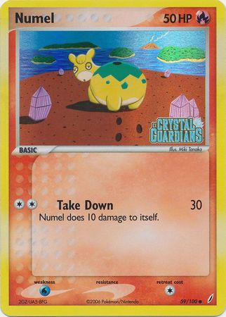 Numel (59 100) (Stamped) [EX: Crystal Guardians] Supply