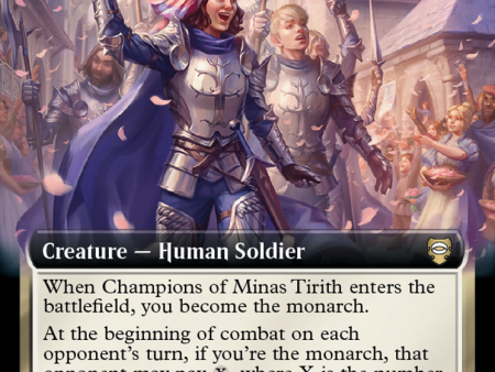 Champions of Minas Tirith (Extended Art) [The Lord of the Rings: Tales of Middle-Earth Commander] Fashion