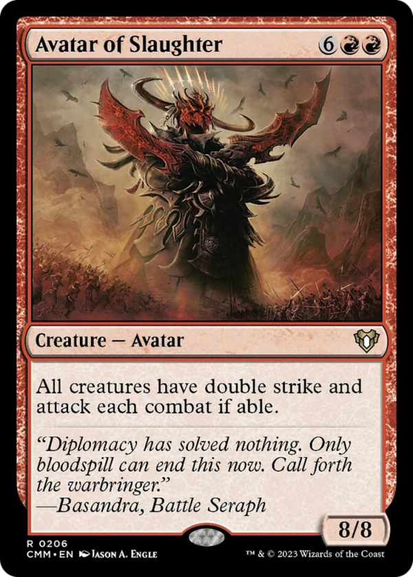 Avatar of Slaughter [Commander Masters] Supply