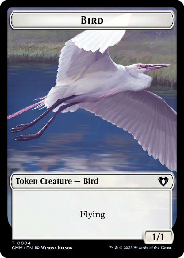 Copy (54)    Bird Double-Sided Token [Commander Masters Tokens] Fashion