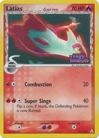 Latias (21 110) (Delta Species) (Stamped) [EX: Holon Phantoms] Online Sale