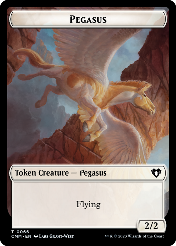 Copy (54)    Pegasus Double-Sided Token [Commander Masters Tokens] Online Hot Sale