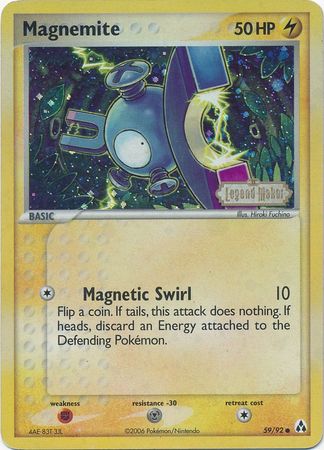 Magnemite (59 92) (Stamped) [EX: Legend Maker] Online now