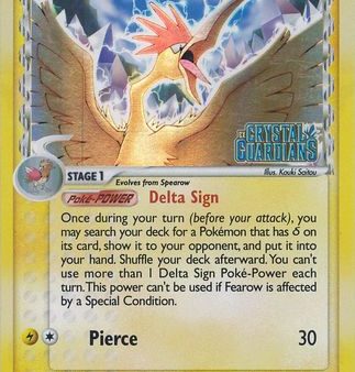 Fearow (18 100) (Delta Species) (Stamped) [EX: Crystal Guardians] on Sale