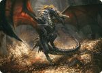 Cavern-Hoard Dragon Art Card [The Lord of the Rings: Tales of Middle-earth Art Series] For Sale