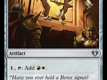 Boros Signet [Commander Masters] Online Sale