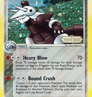 Aggron (2 92) (Stamped) [EX: Legend Maker] For Cheap