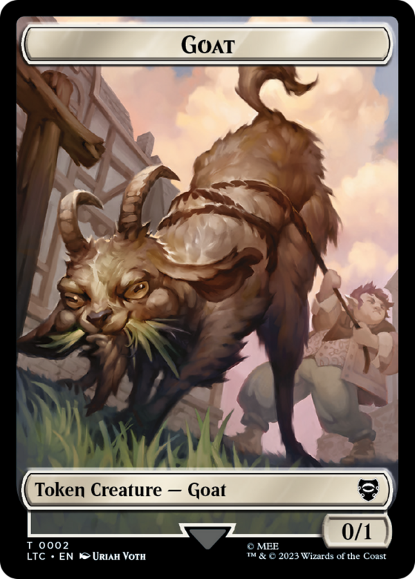 Bird    Goat Token [The Lord of the Rings: Tales of Middle-Earth Commander Tokens] Online now