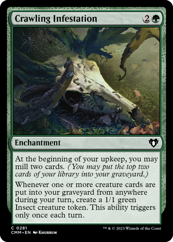 Crawling Infestation [Commander Masters] Sale