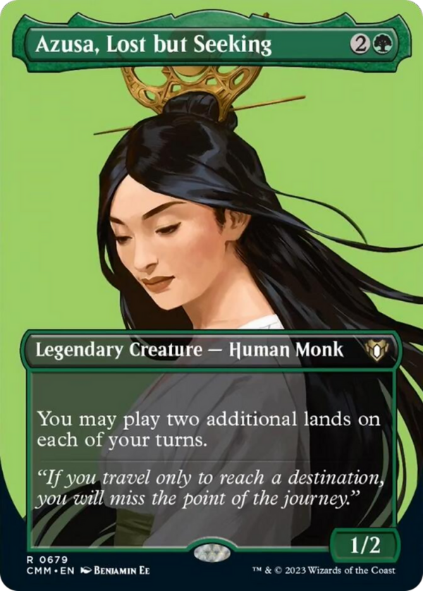 Azusa, Lost but Seeking (Borderless Profile) [Commander Masters] Online now