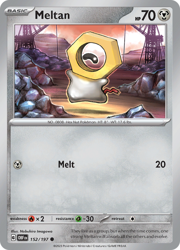 Meltan (152 197) [Scarlet & Violet: Obsidian Flames] For Discount