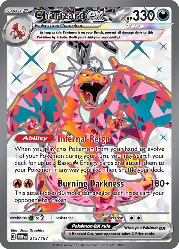 Charizard ex (215 197) [Scarlet & Violet: Obsidian Flames] Online