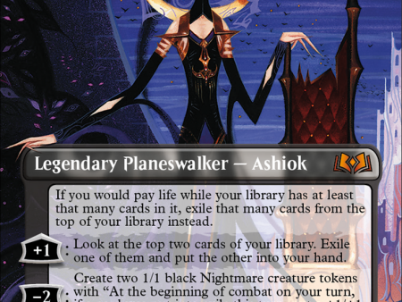 Ashiok, Wicked Manipulator (Borderless Alternate Art) [Wilds of Eldraine] Online Sale