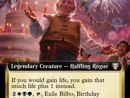 Bilbo, Birthday Celebrant (Extended Art) [The Lord of the Rings: Tales of Middle-Earth Commander] For Discount