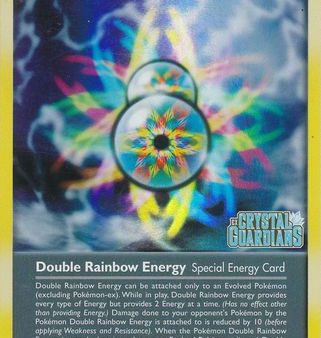 Double Rainbow Energy (88 100) (Stamped) [EX: Crystal Guardians] Online Hot Sale