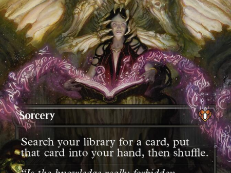 Demonic Tutor (Borderless Alternate Art) [Commander Masters] Hot on Sale