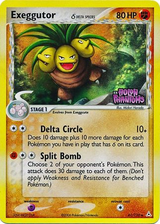 Exeggutor (41 110) (Delta Species) (Stamped) [EX: Holon Phantoms] Fashion