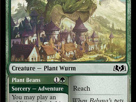 Beanstalk Wurm    Plant Beans [Wilds of Eldraine] Discount