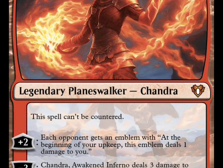 Chandra, Awakened Inferno [Commander Masters] For Sale