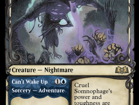 Cruel Somnophage    Can t Wake Up (Showcase) [Wilds of Eldraine] Cheap