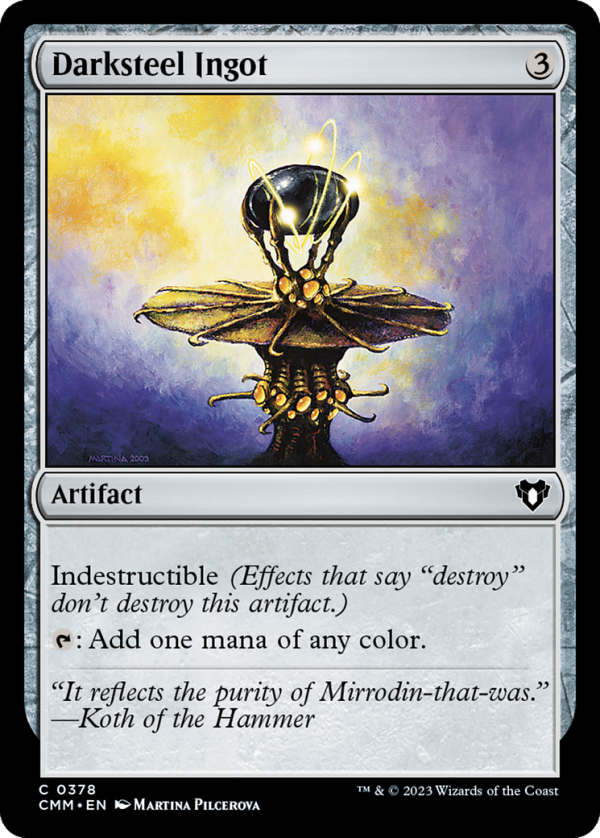 Darksteel Ingot [Commander Masters] Supply