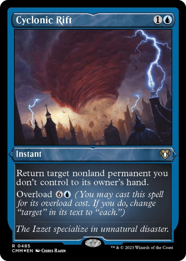 Cyclonic Rift (Foil Etched) [Commander Masters] Online Sale