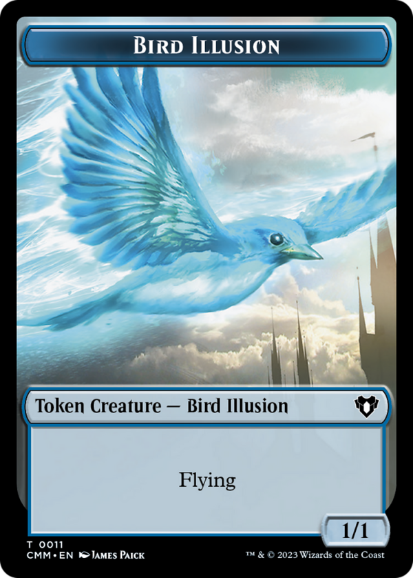 Bird Illusion Token [Commander Masters Tokens] For Sale