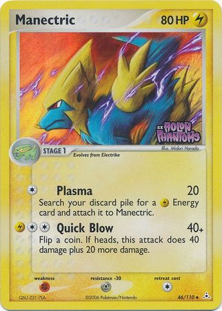 Manectric (46 110) (Stamped) [EX: Holon Phantoms] For Discount