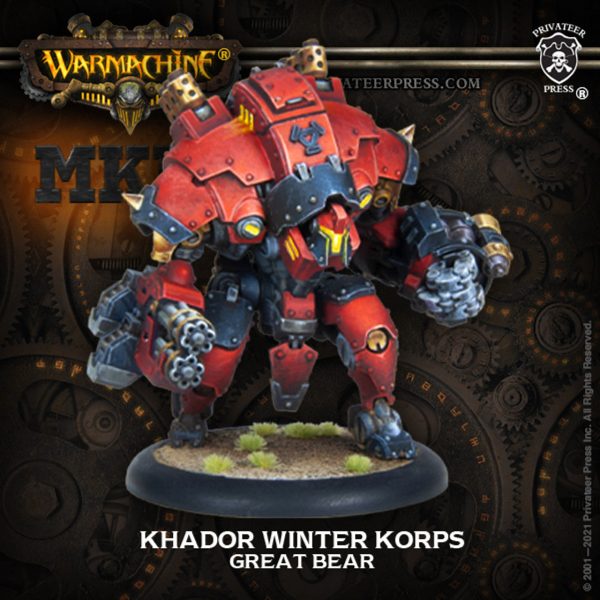 Warmachine MK IV: Khador Winter Korps Great Bear Heavy Warjack Online