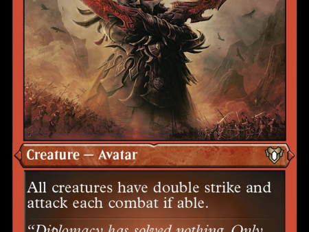 Avatar of Slaughter (Foil Etched) [Commander Masters] Online