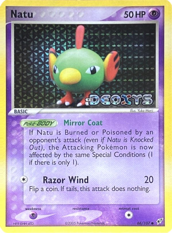 Natu (66 107) (Stamped) [EX: Deoxys] Fashion