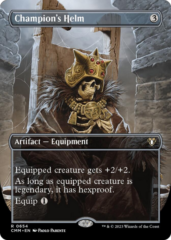 Champion s Helm (Borderless Alternate Art) [Commander Masters] Supply