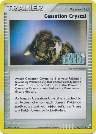 Cessation Crystal (74 100) (Stamped) [EX: Crystal Guardians] Sale