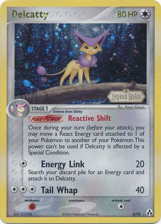 Delcatty (4 92) (Stamped) [EX: Legend Maker] For Sale