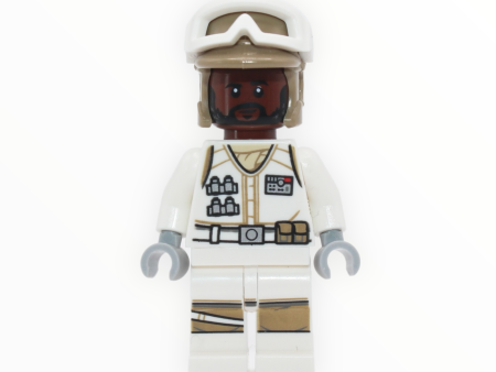 Hoth Rebel Trooper (reddish brown head, white uniform, dark tan helmet, 2022) on Sale