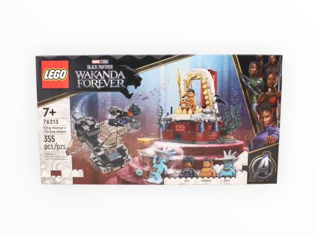 Retired Set 76213 Wakanda Forever King Namor’s Throne Room Cheap