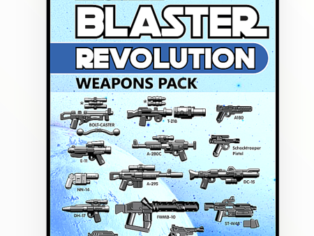 BrickArms Blaster Weapons Pack - Revolution For Cheap